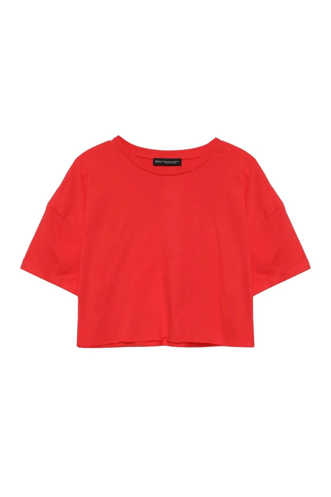 Kırmızı Crop Tshirt